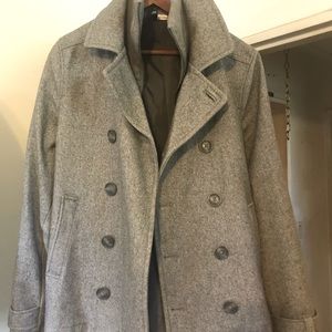 H&M Men’s Grey Peacoat